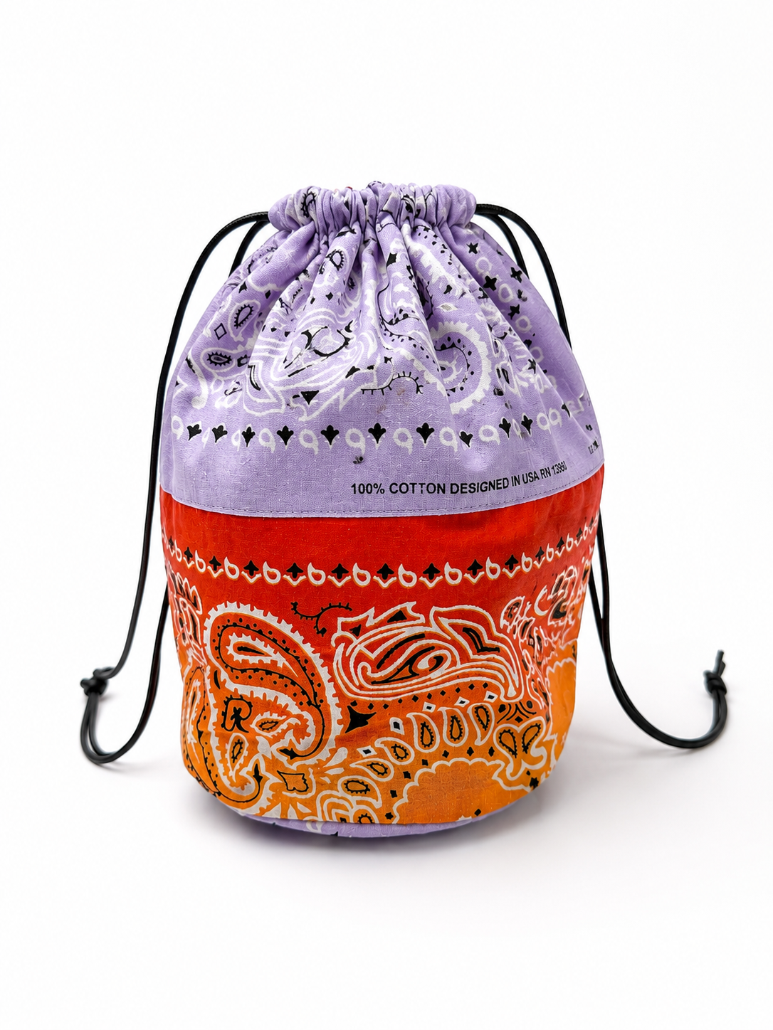 BANDANA Remake Bag - M.PINK × ORANGE × PURPLE