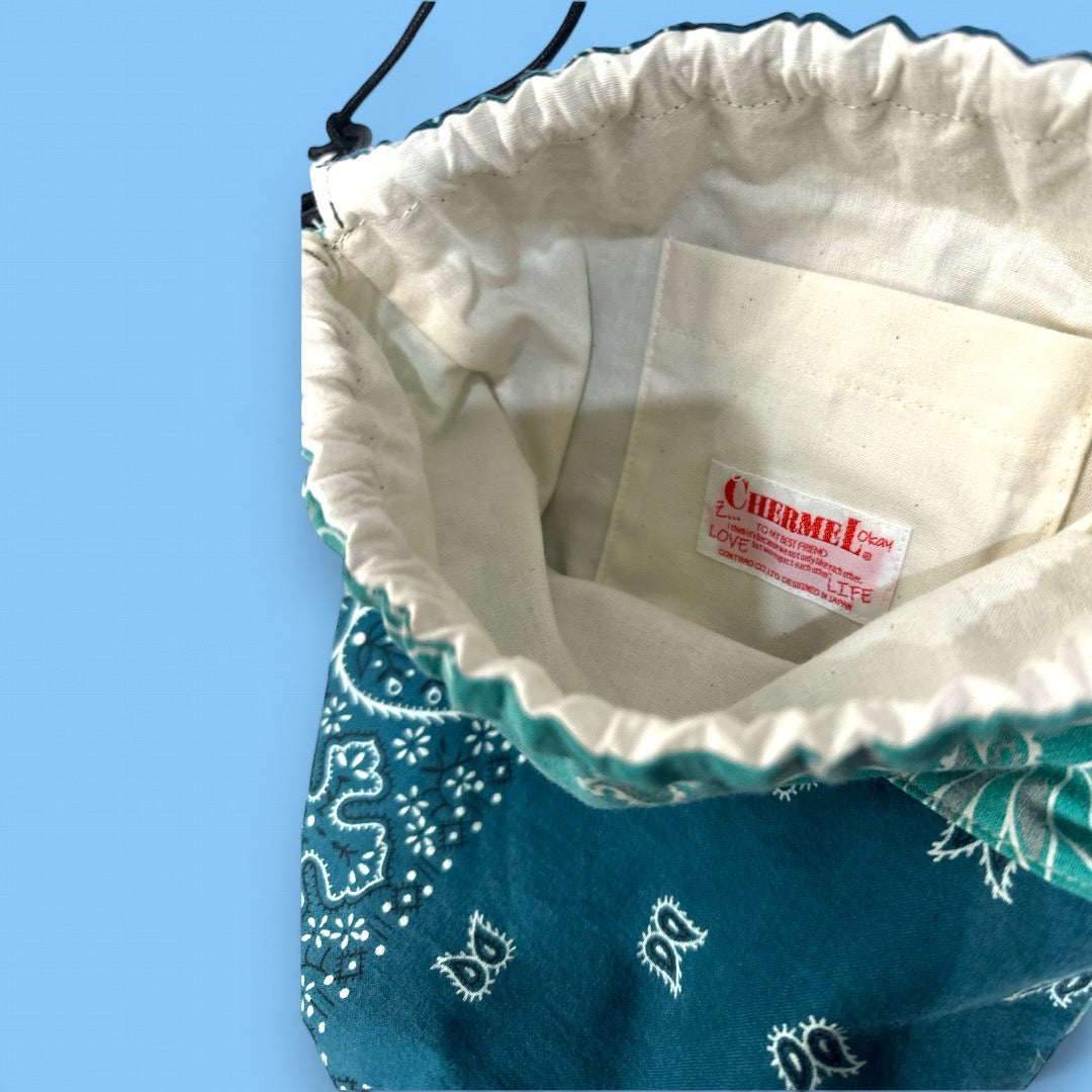 BANDANA Remake Bag - GREEN × D.GREEN