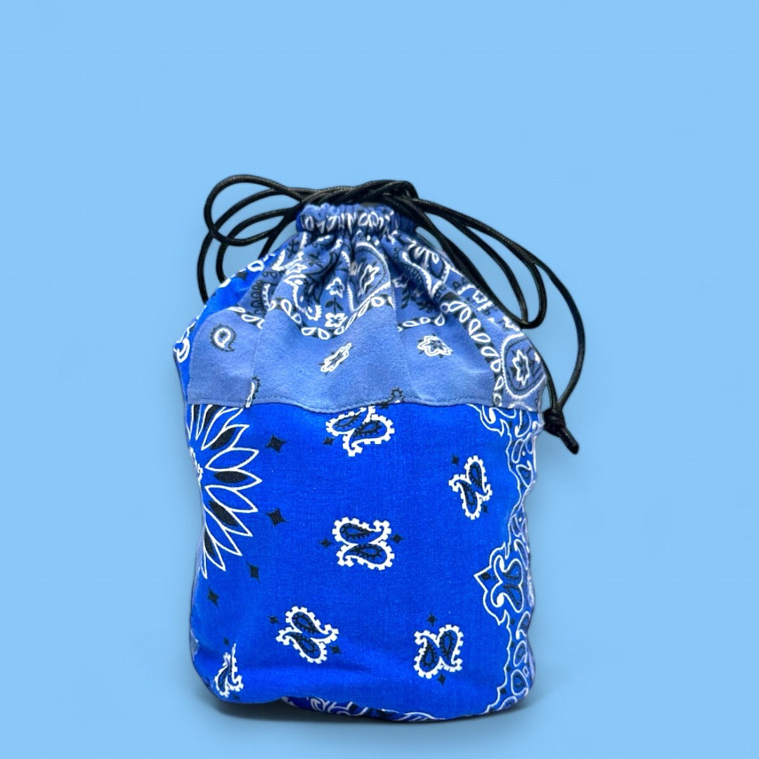 BANDANA Remake Bag - BLUE×NAVY