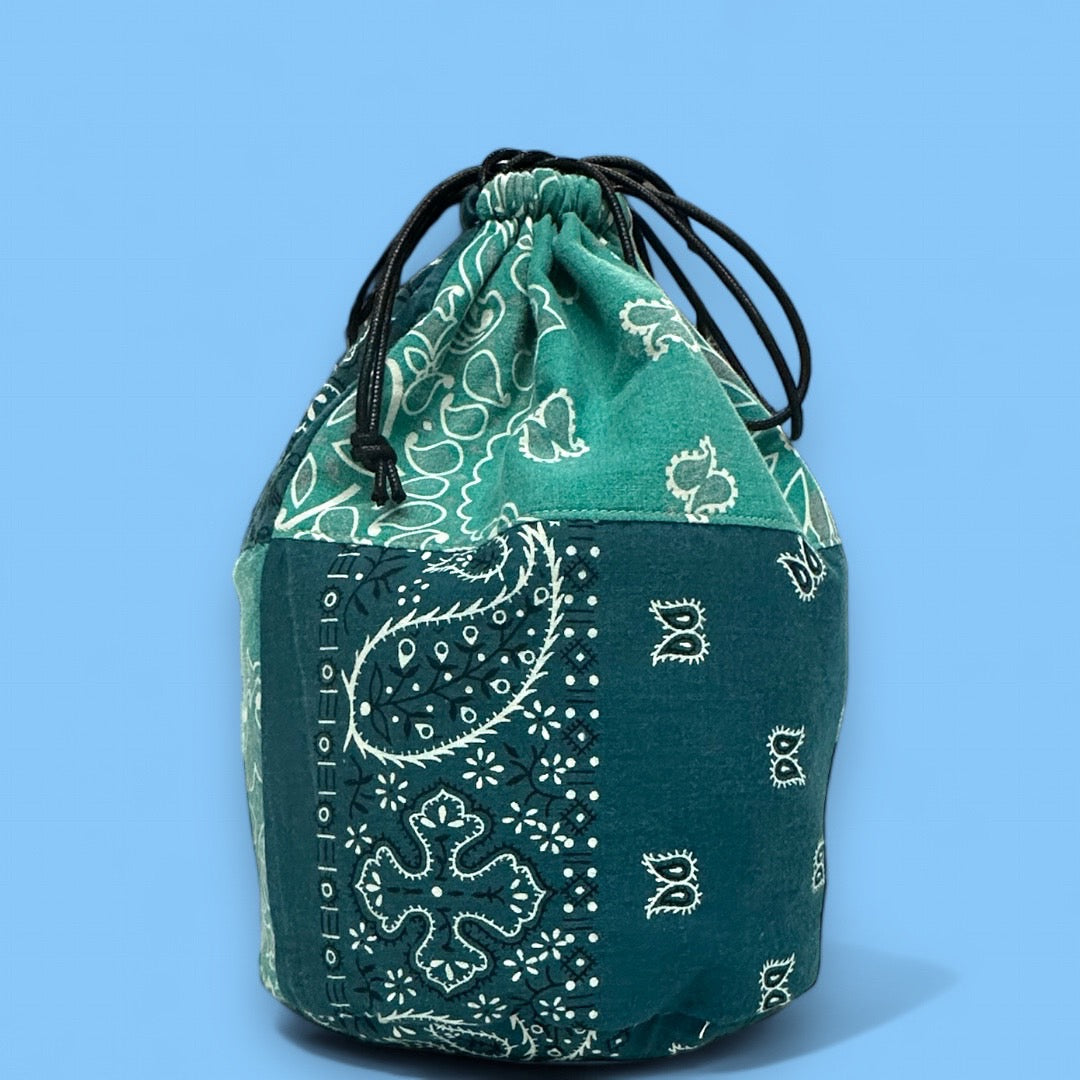 BANDANA Remake Bag - GREEN × D.GREEN