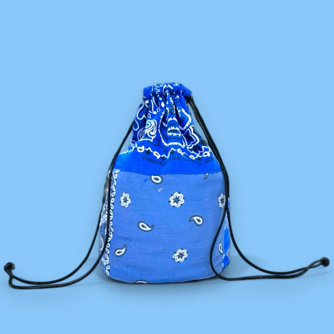 BANDANA Remake Bag - BLUE×NAVY