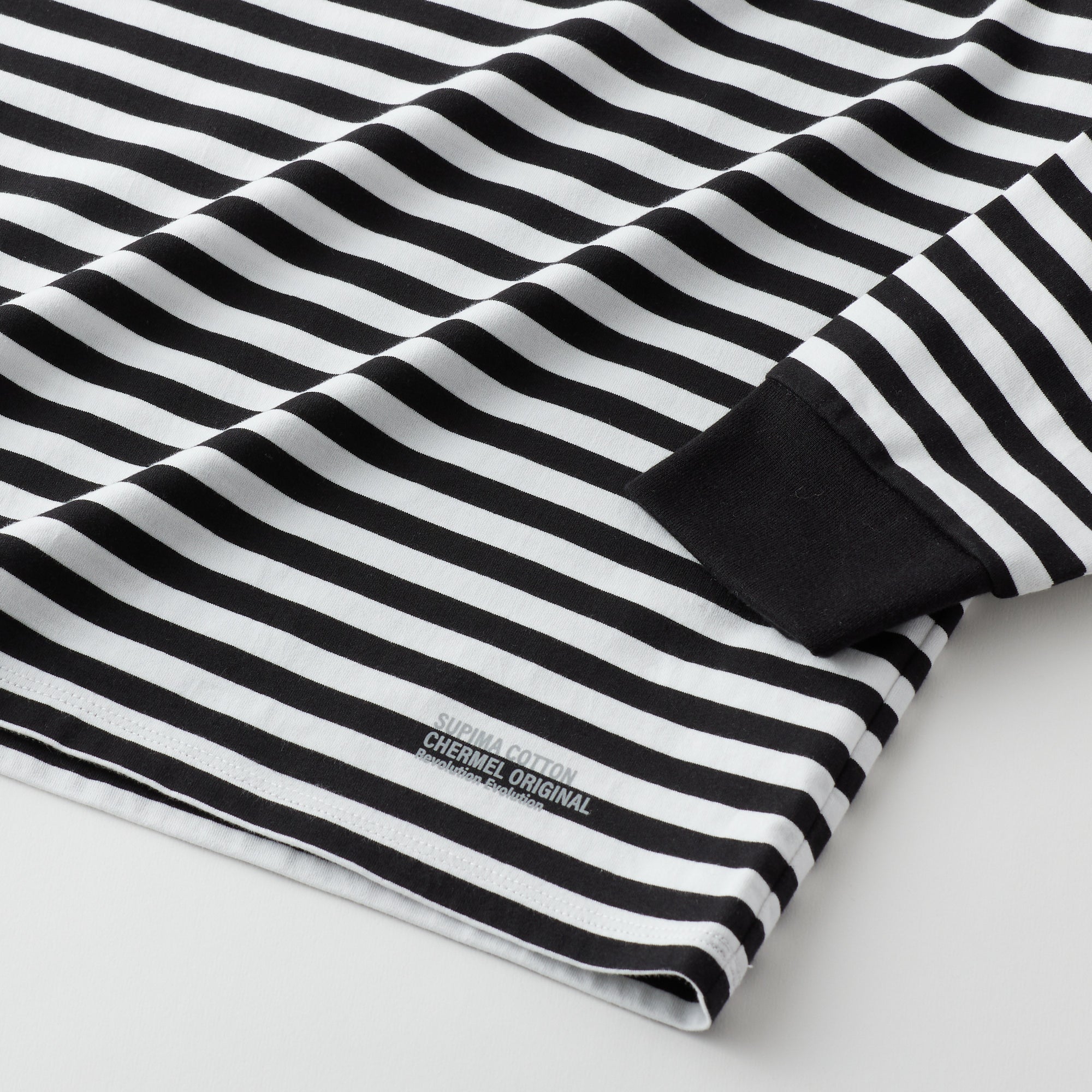 Supima Cotton Border L/S Tee