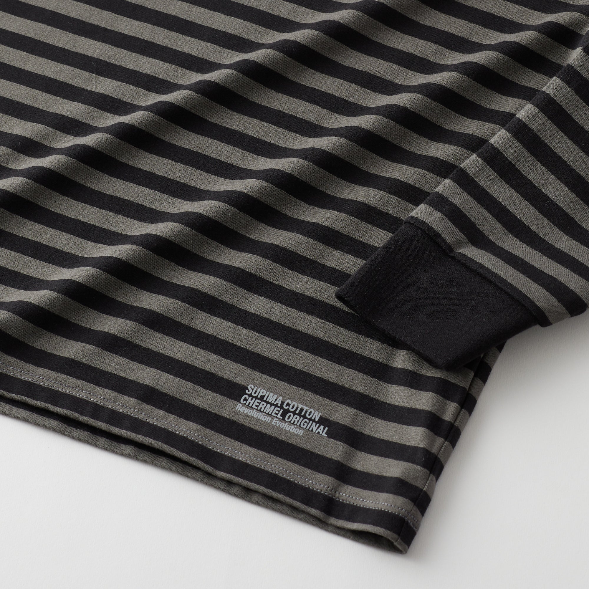 Supima Cotton Border L/S Tee