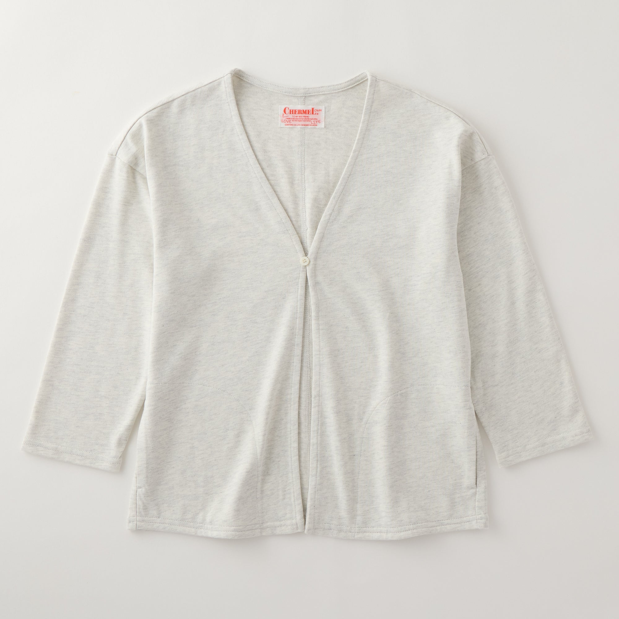Smooth Rayon NoCollar Jacket