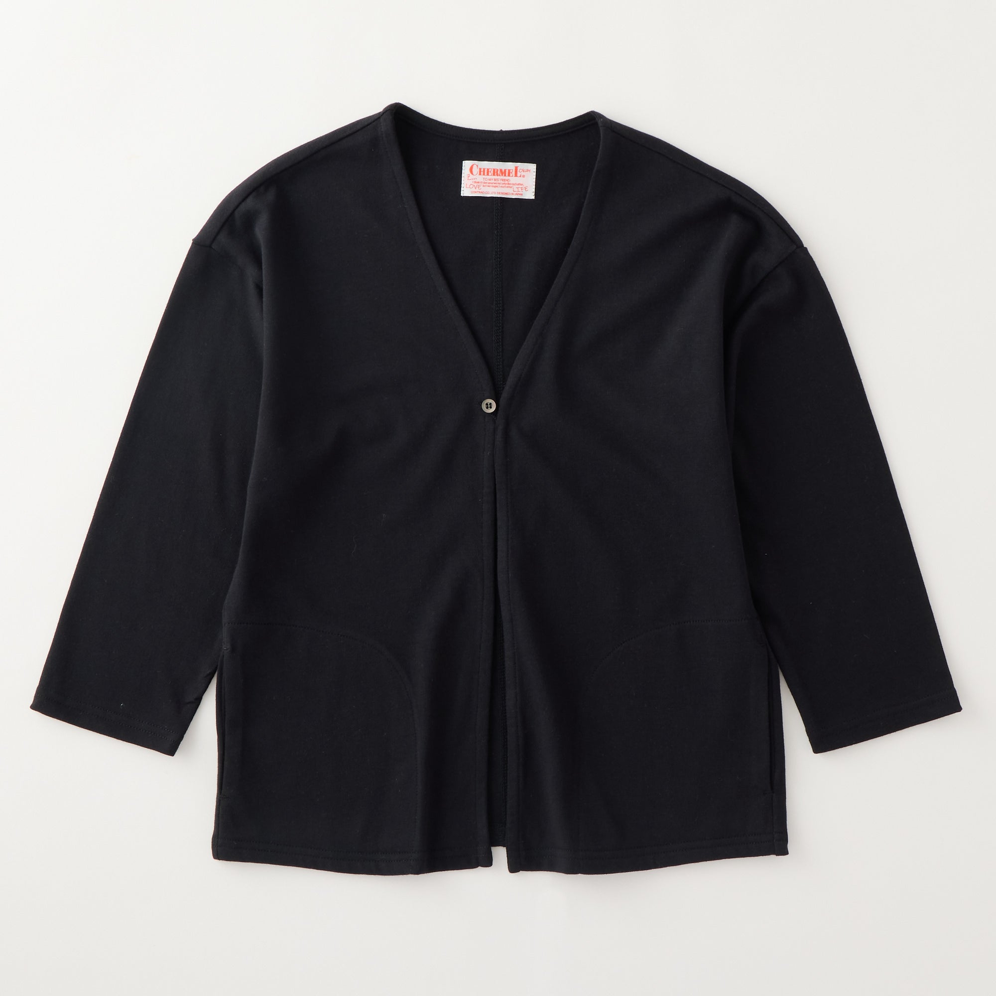 Smooth Rayon NoCollar Jacket