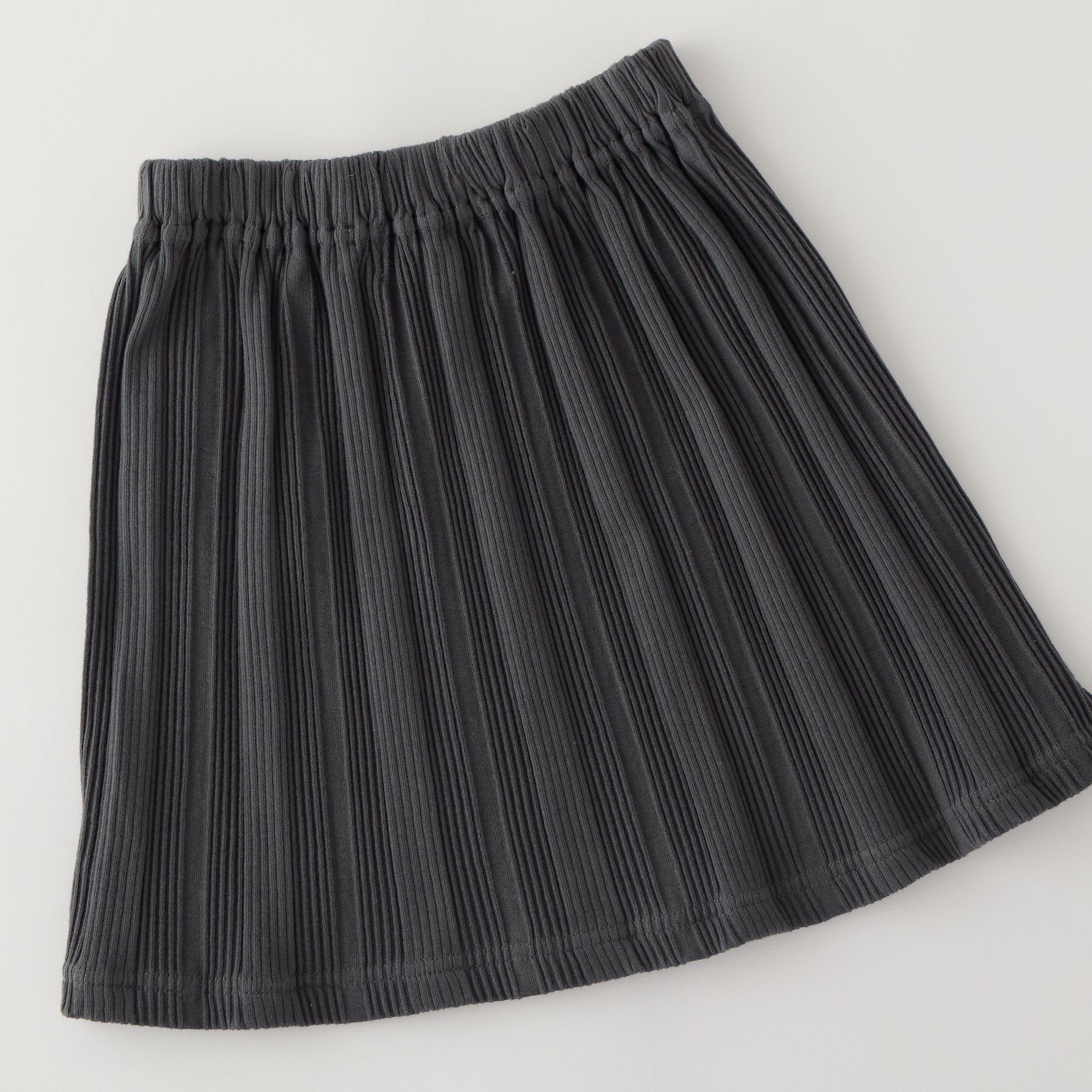 Random Rib Overdyeing Skirt