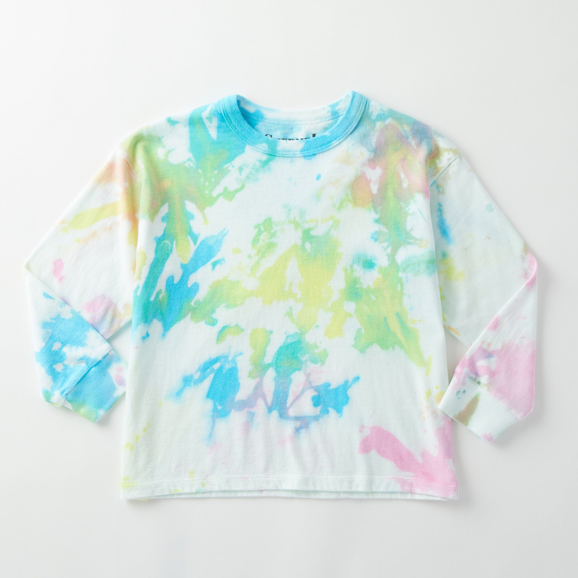 Soft Cotton Wide L/S Tee (Tie-dyeing)