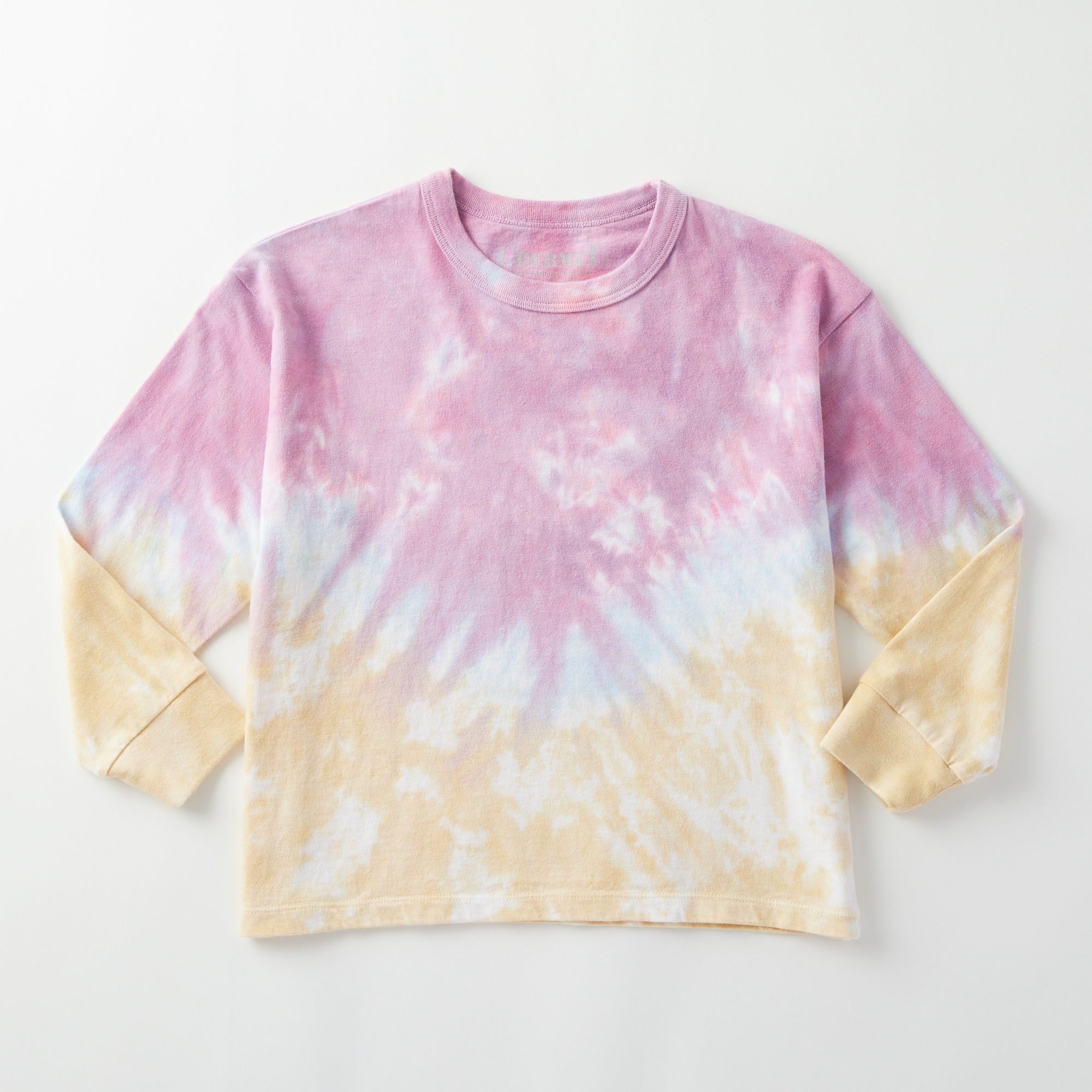 Soft Cotton Wide L/S Tee (Tie-dyeing)
