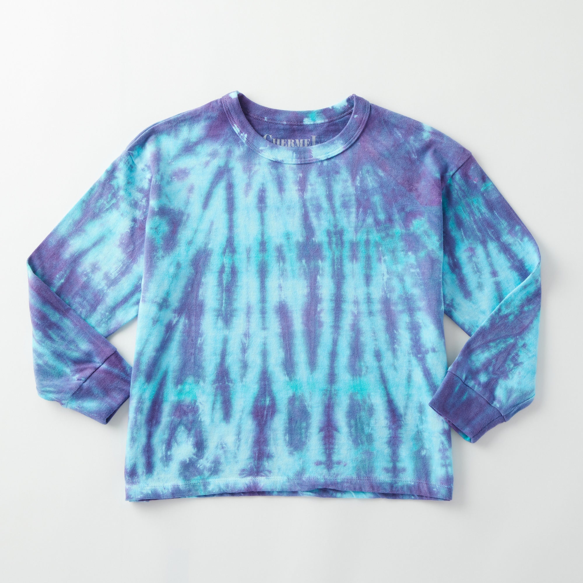 Soft Cotton Wide L/S Tee (Tie-dyeing)