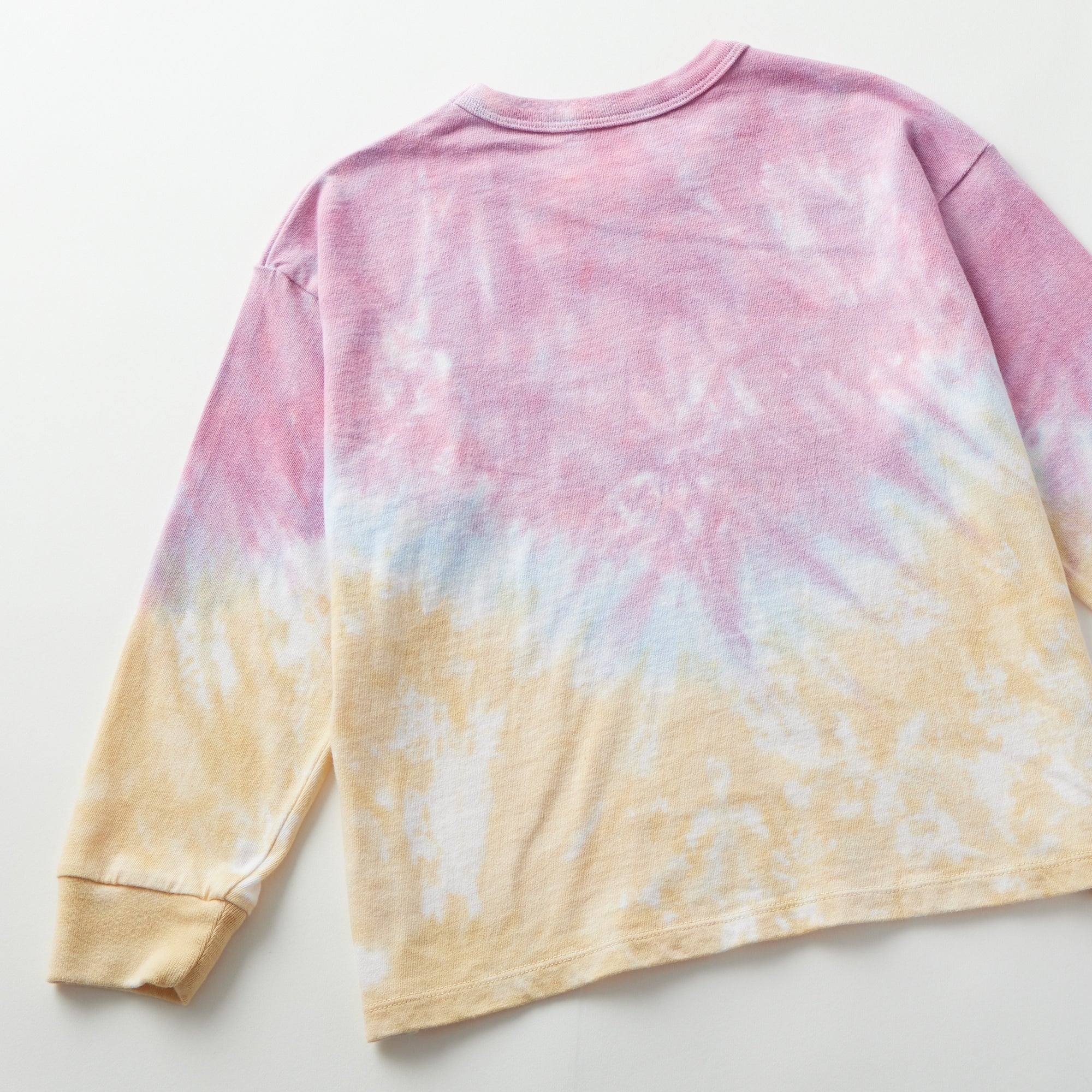 Soft Cotton Wide L/S Tee (Tie-dyeing)