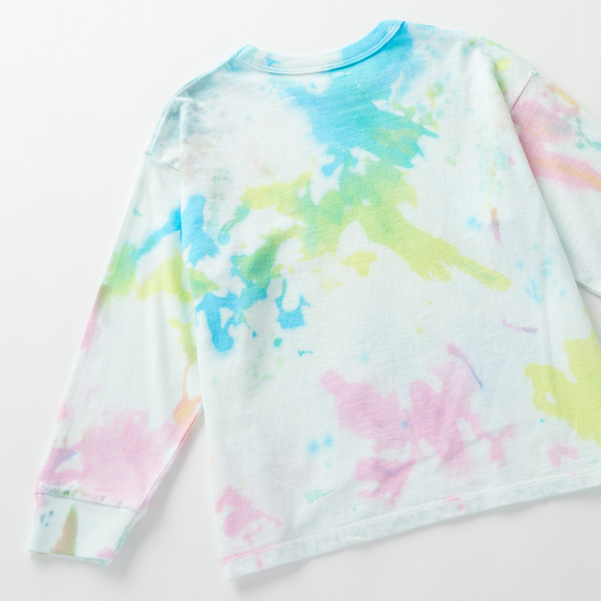 Soft Cotton Wide L/S Tee (Tie-dyeing)