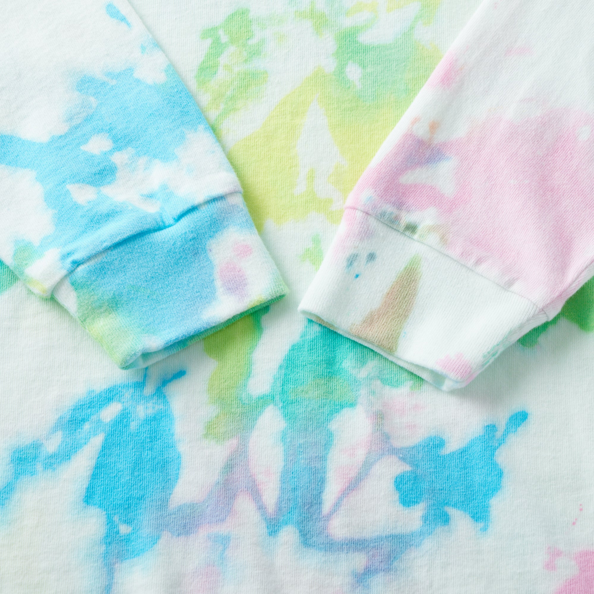 Soft Cotton Wide L/S Tee (Tie-dyeing)