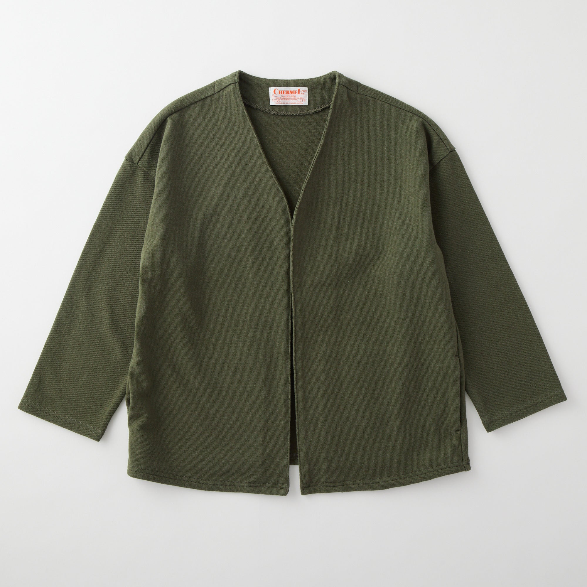 Cotton Nocollar Jacket