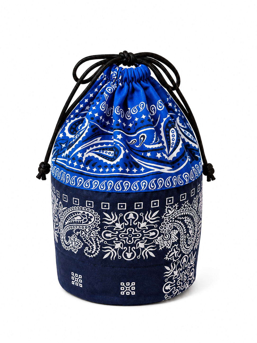 BANDANA Remake Bag - PINK × BLUE × NAVY