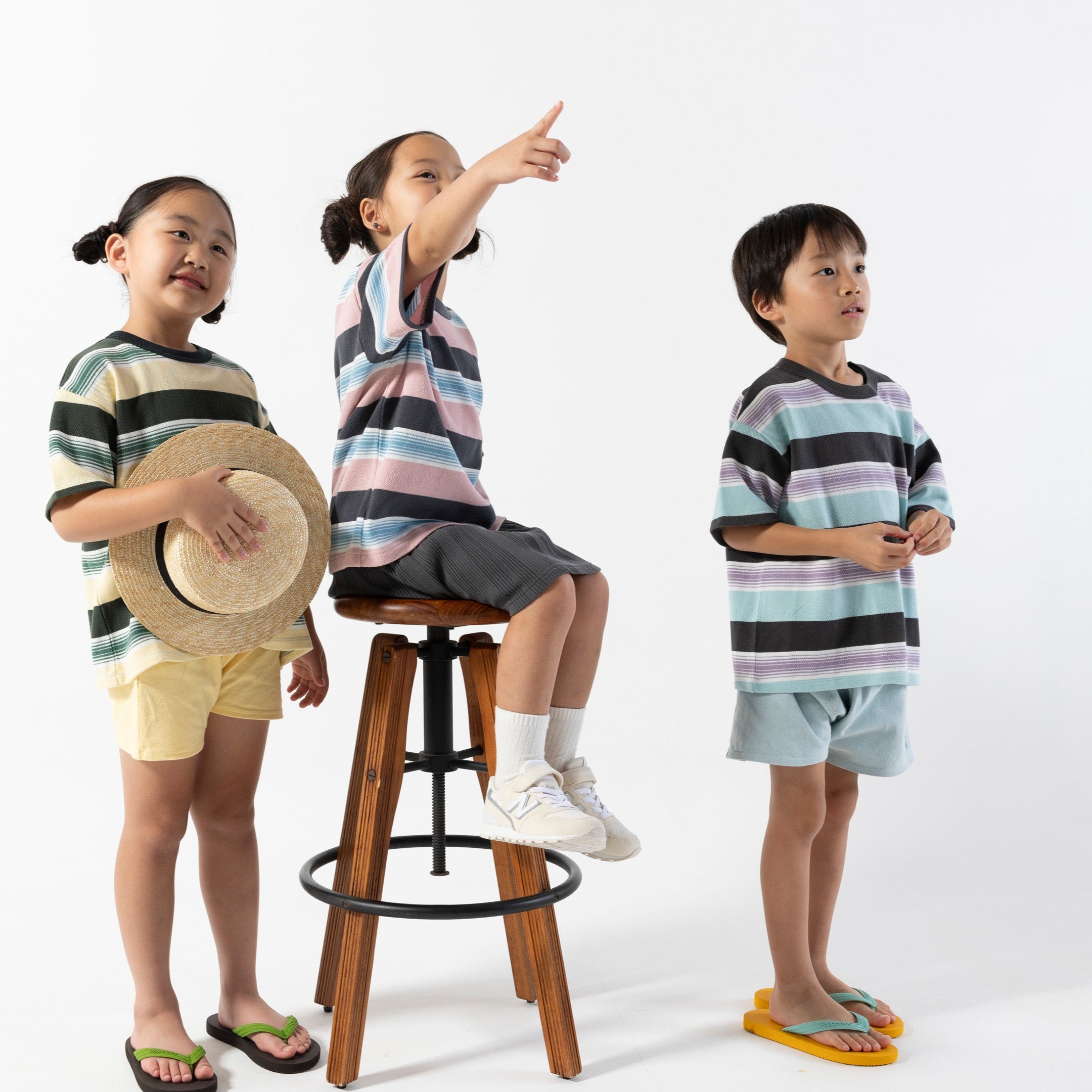 Multi Kanoko Border Tee